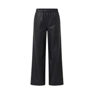 I Saw It First Womens/Ladies Plain Wide Leg Pants / Black
